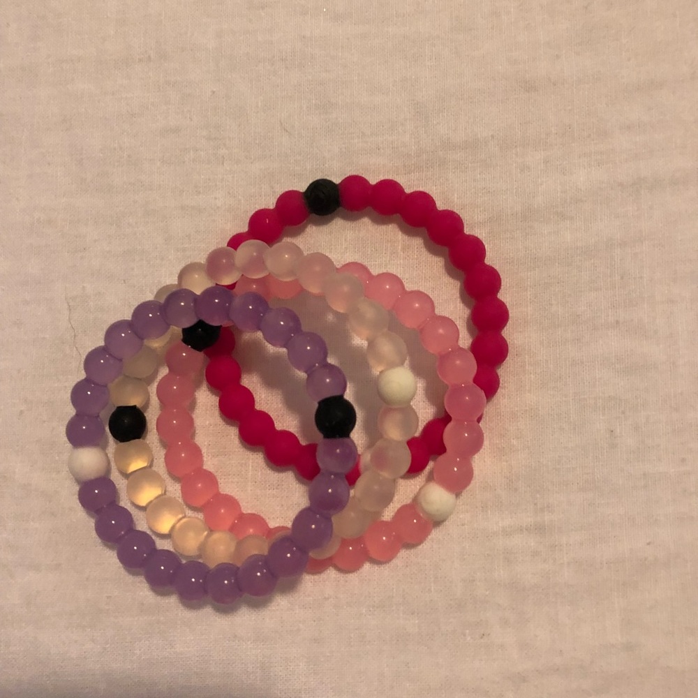 4 Lokai bracelets!!